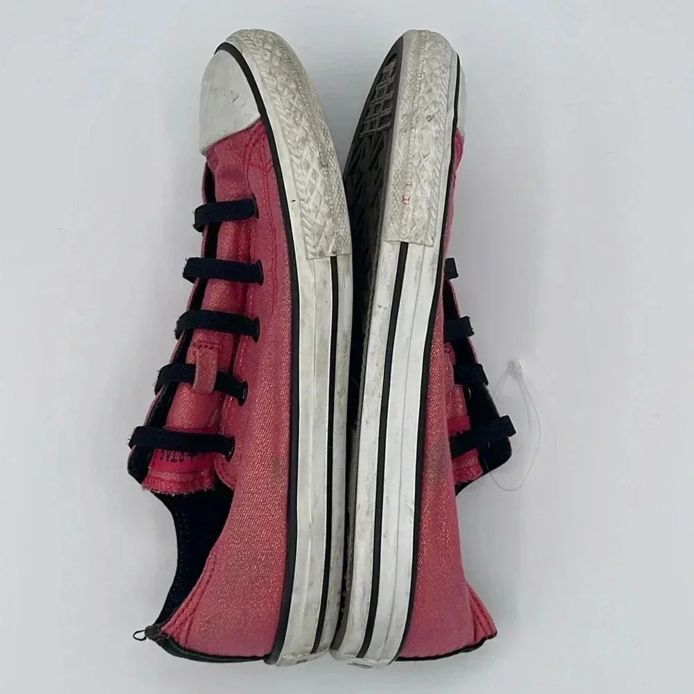 Converse Pink Glitter Junior Sneakers